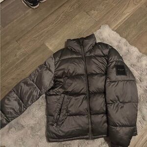 Men's Micheal Kors Gray Puffer Jacket